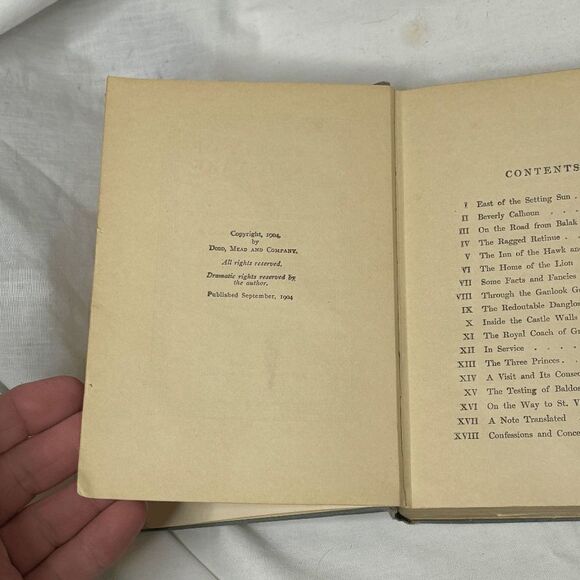 Beverly of Graustark, George Barr McCutcheon, 1904 HARRISON FISHER Illus. HC - Picture 8 of 11
